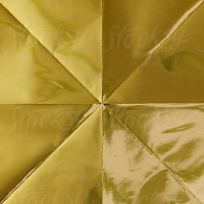 golden origami paper