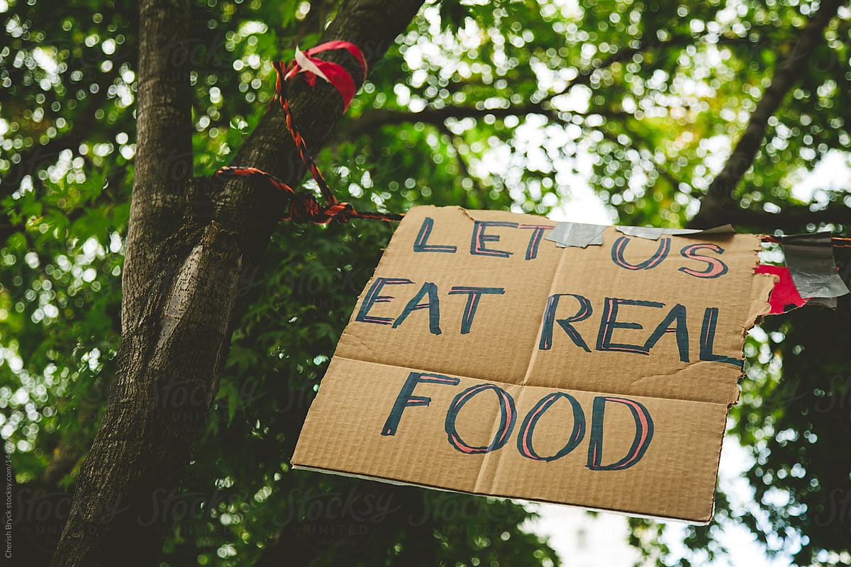 Let us eat real food.