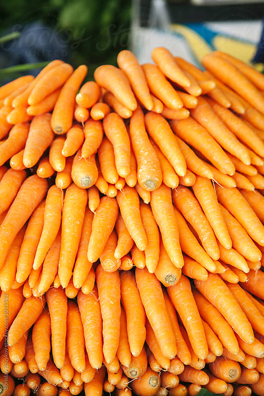 Carrots In farmer\'s market