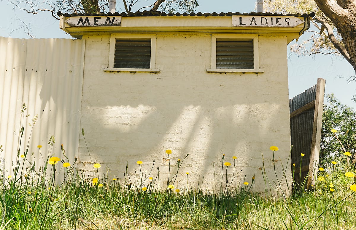 Old Toilet Block in Australian Bush