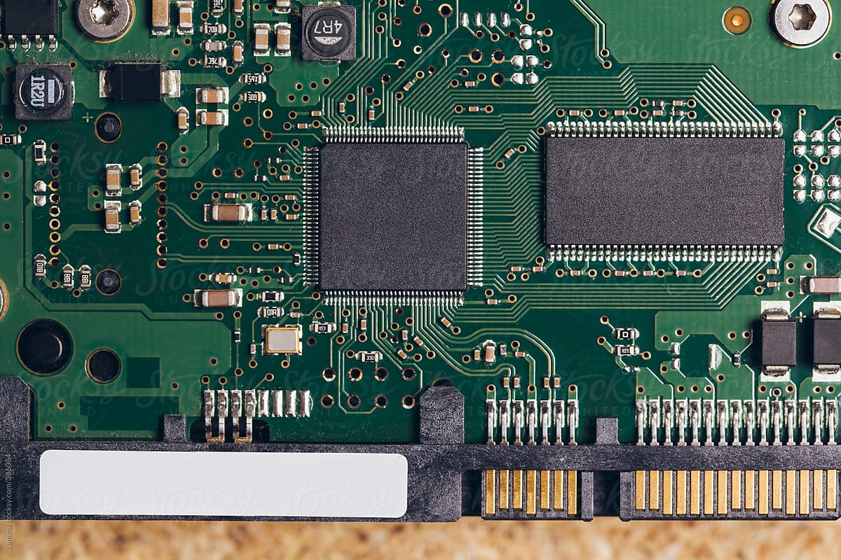 Electronic Components of a Hard Disk Drive