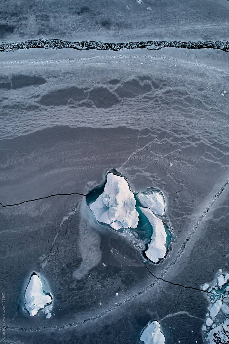 Arctic sea ice forms