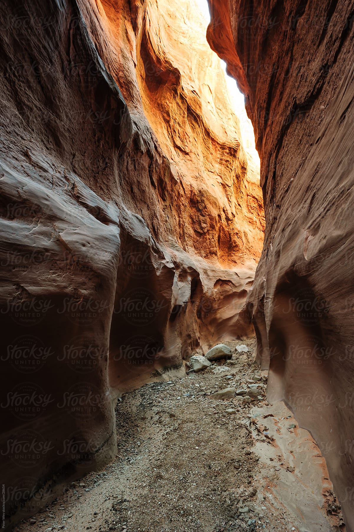 Dry Fork slot canyon