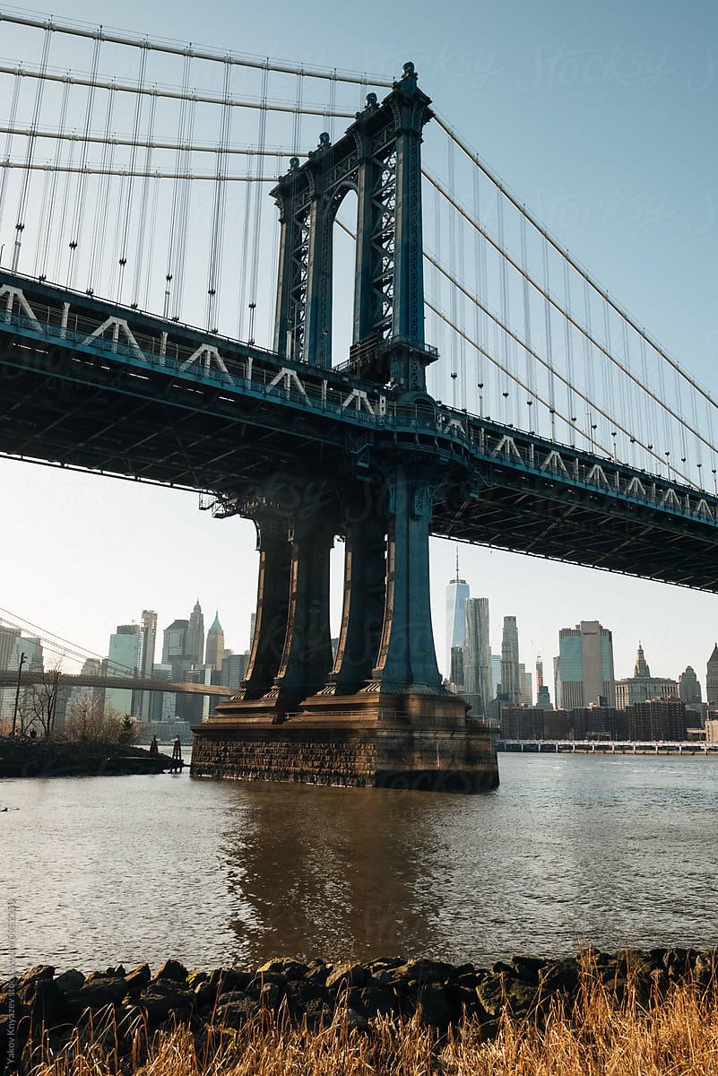 Manhattan Bridge Over East River