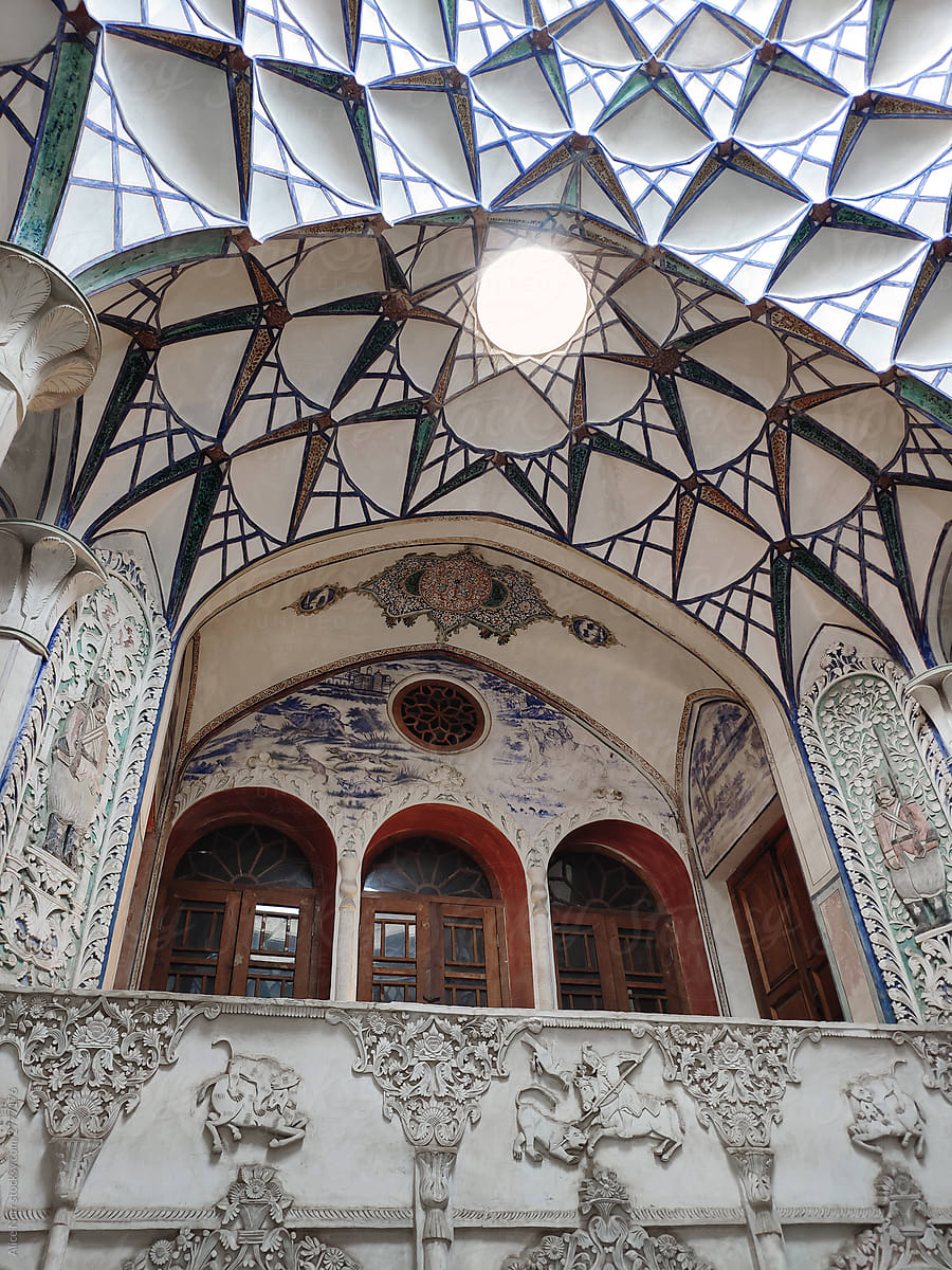 Architectural details of Iranian traditional house