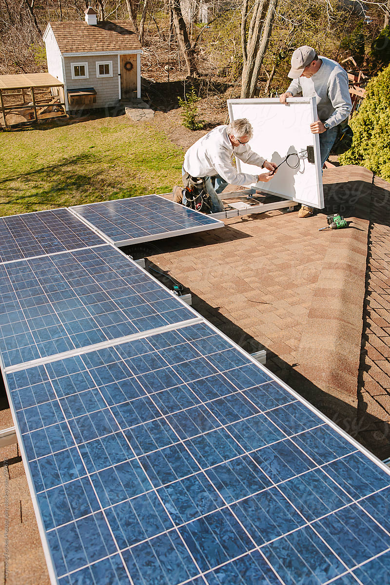 Solar Panel Installation on Home
