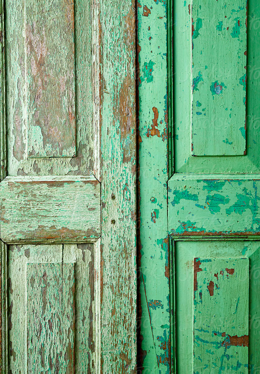 Rustic Weathered mediterranean door
