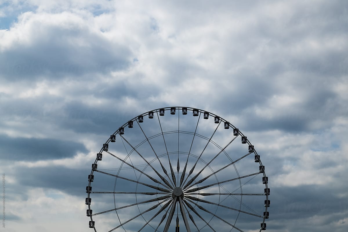 Ferris Wheel and Clouds