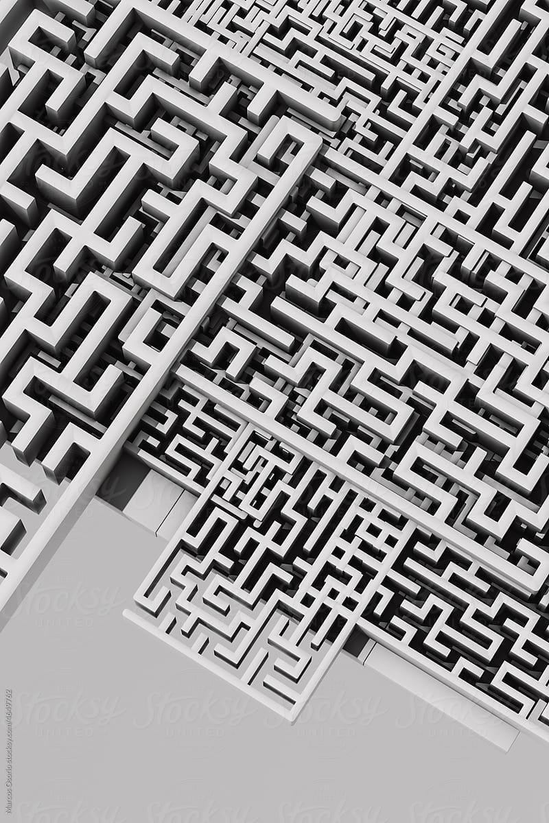 Multiple interlocking mazes