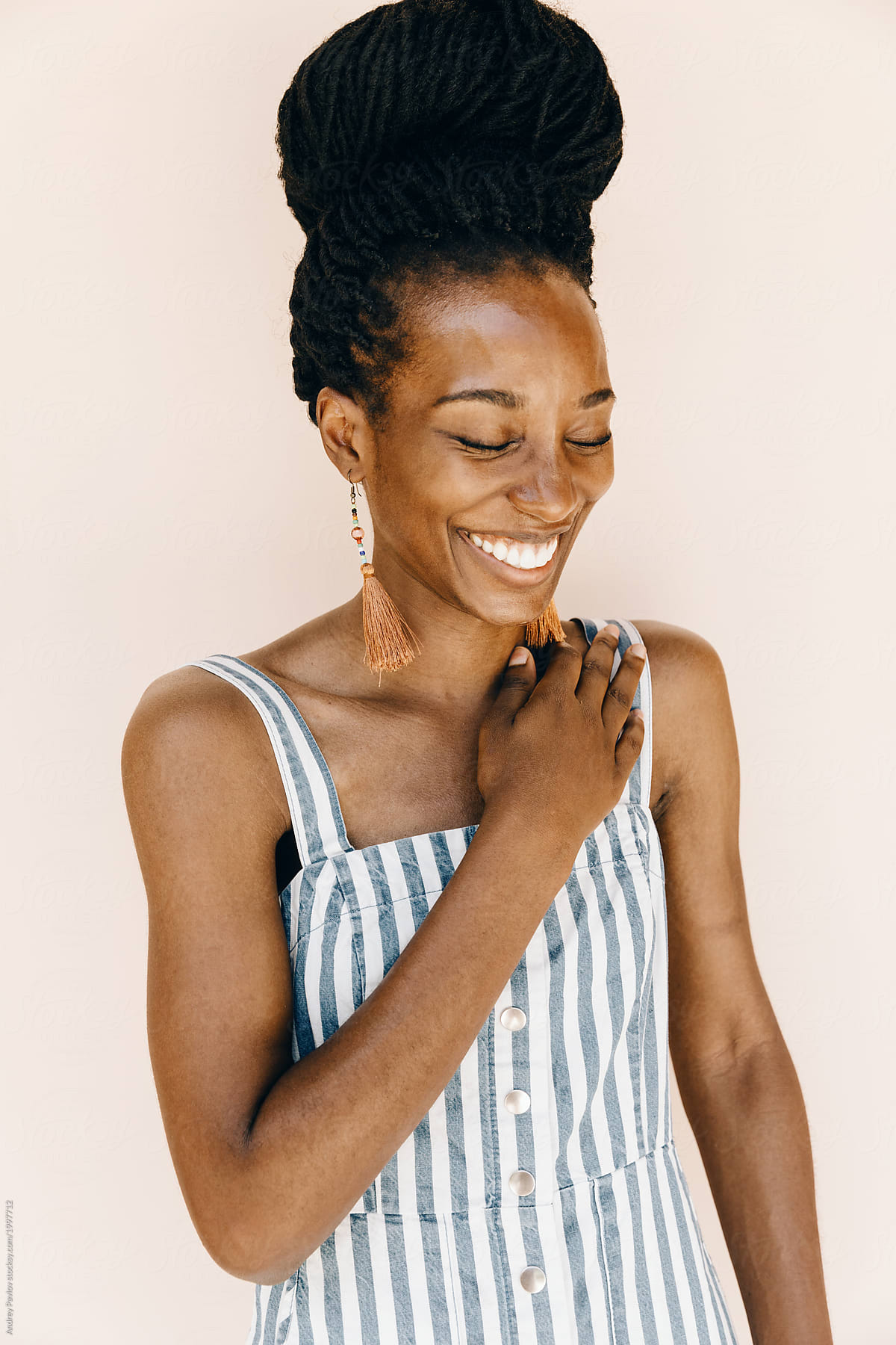 Portrait Of A Happy Beautiful African Woman By Stocksy Contributor Andrey Pavlov Stocksy 