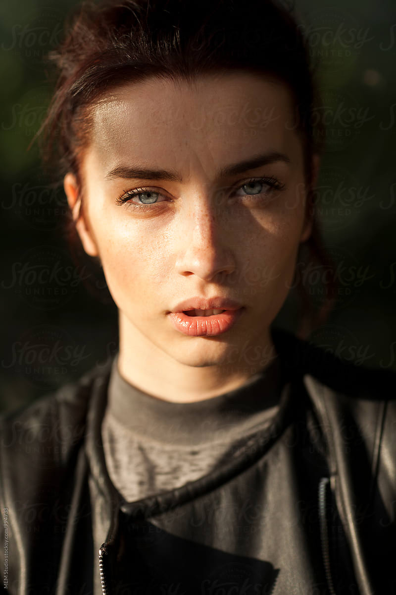 Street Portrait Of A Beautiful Young Model By Stocksy Contributor