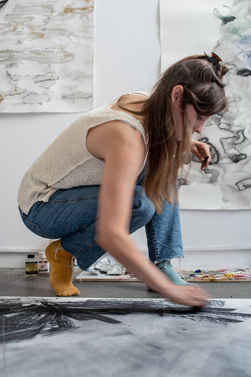 Documenting a painter in her creative world