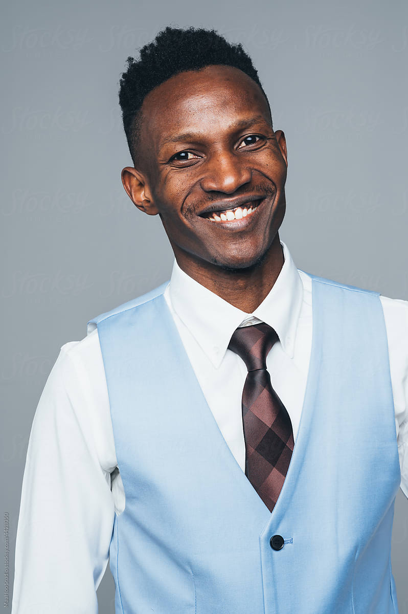 Portrait of a black businessman