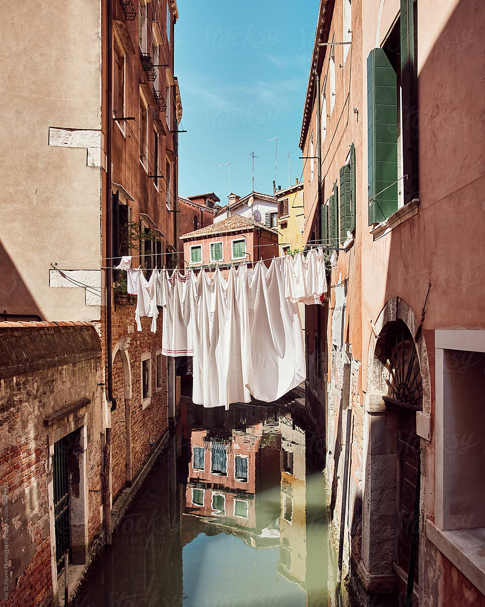 Laundry Over The Canal