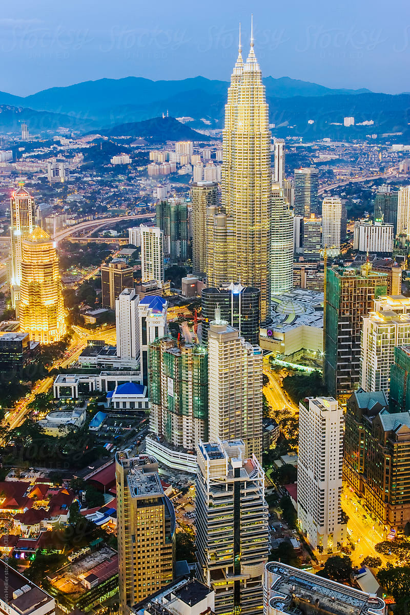 Asia, Malaysia, Kuala Lumpur, city skyline