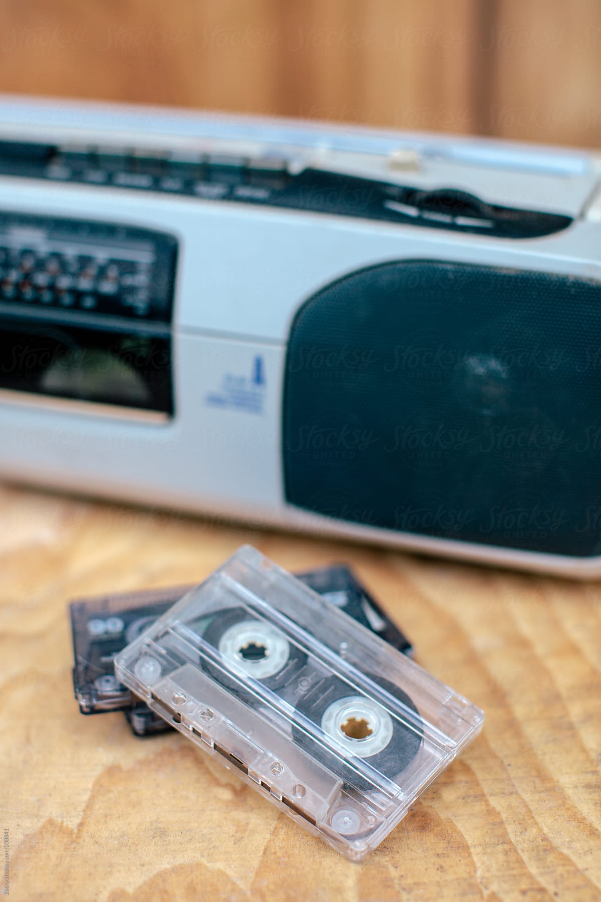 Old cassette tapes