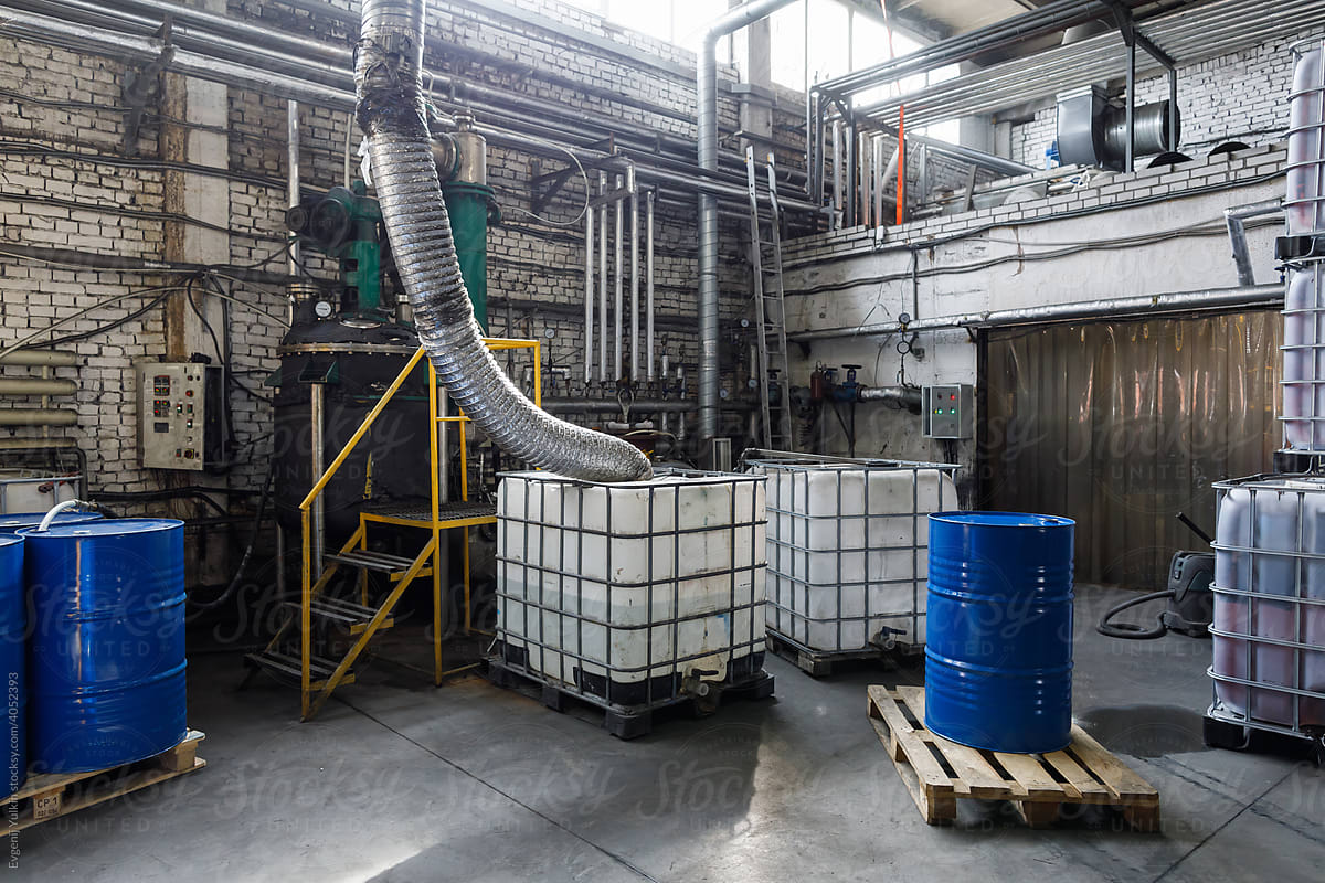 Purifying shop of chemical waste