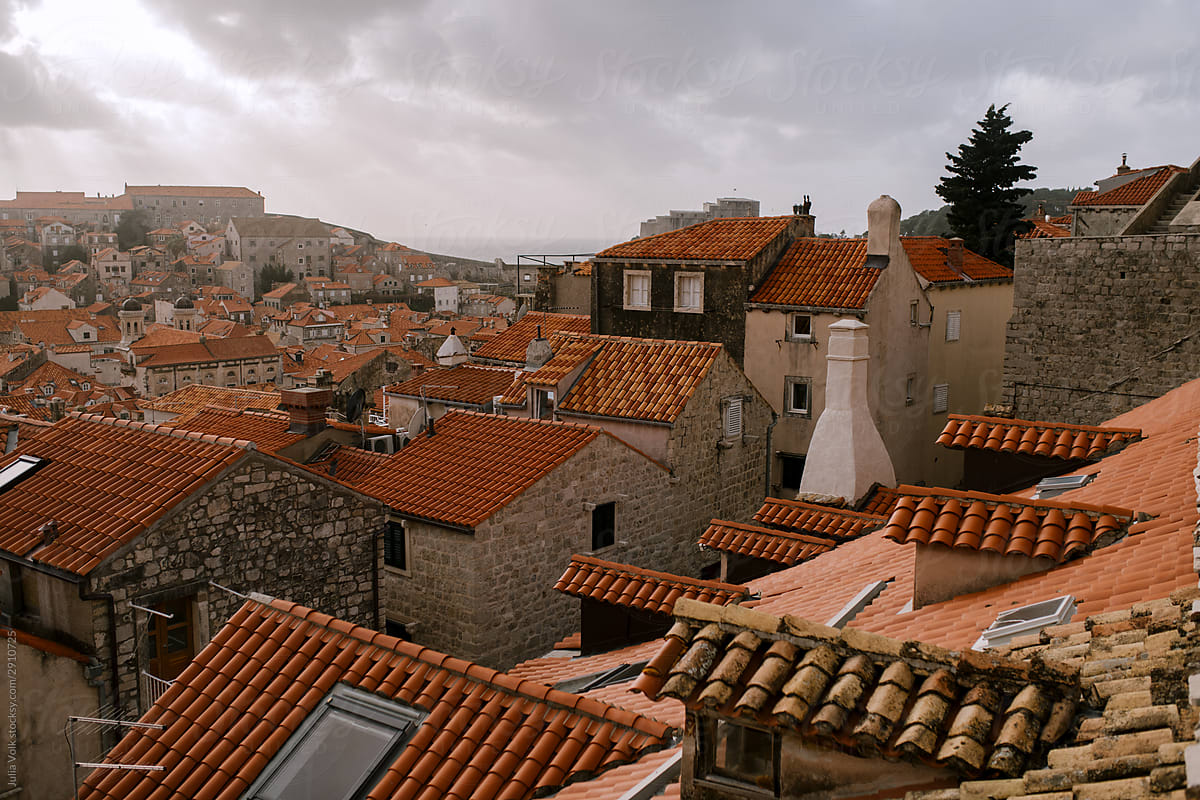 Roofs Of Old Houses