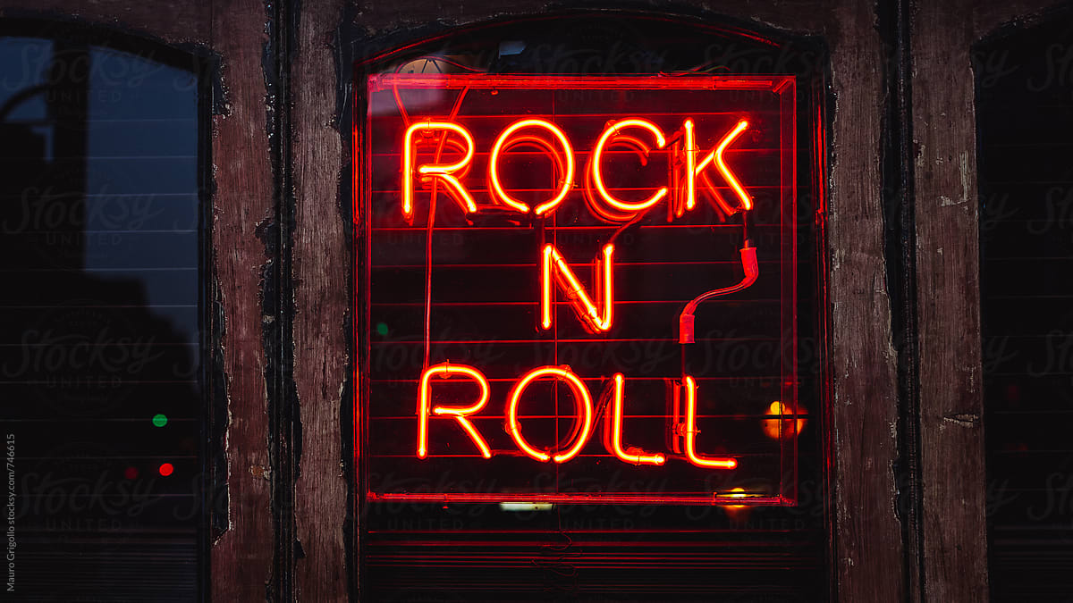 Rock\'n\'Roll music sign