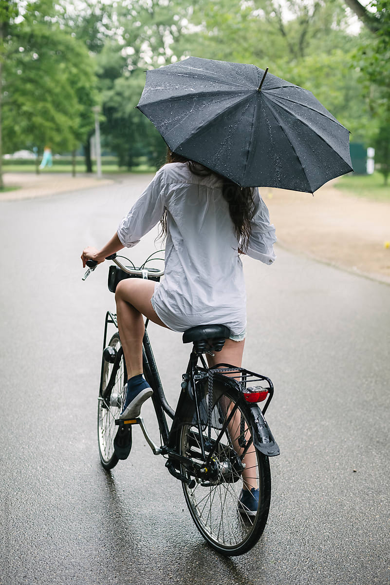 rain bike ride