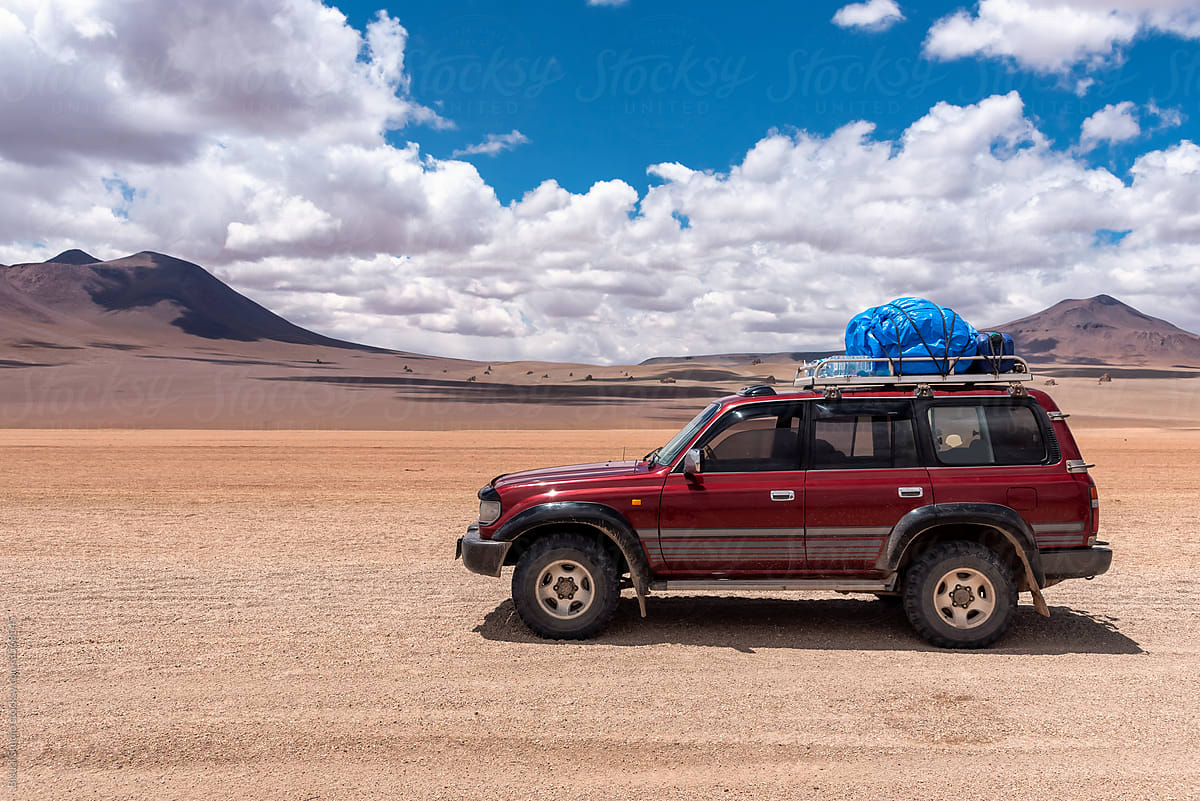 A 4x4 exploring The Andean highlands