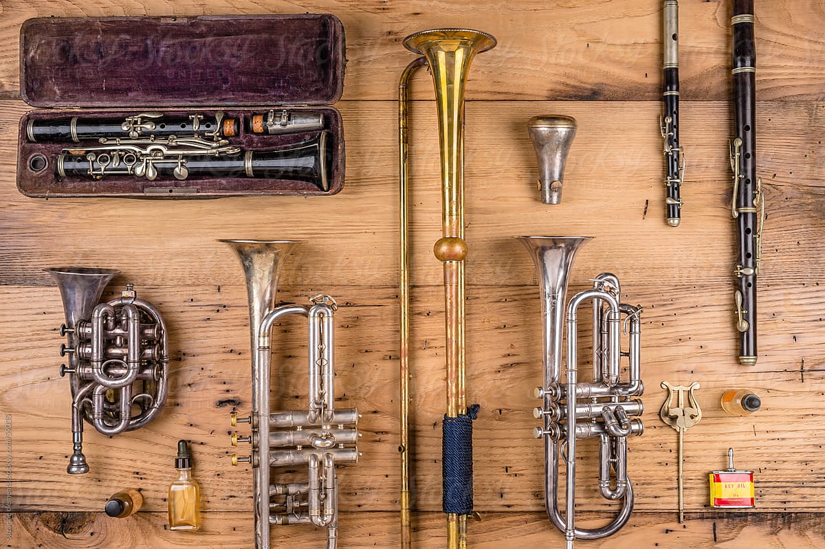 A Collection of Vintage and Antique Musical Instruments
