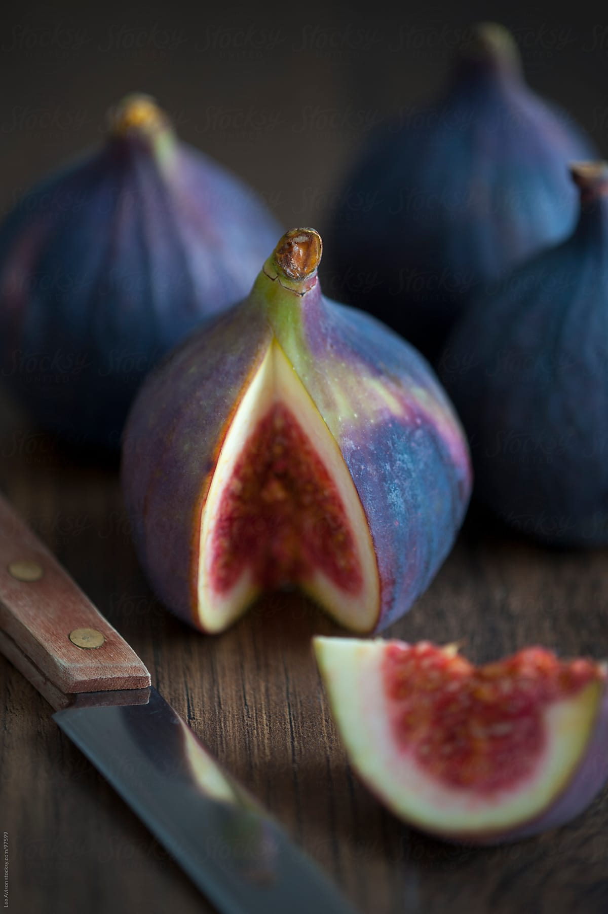 fresh figs close up