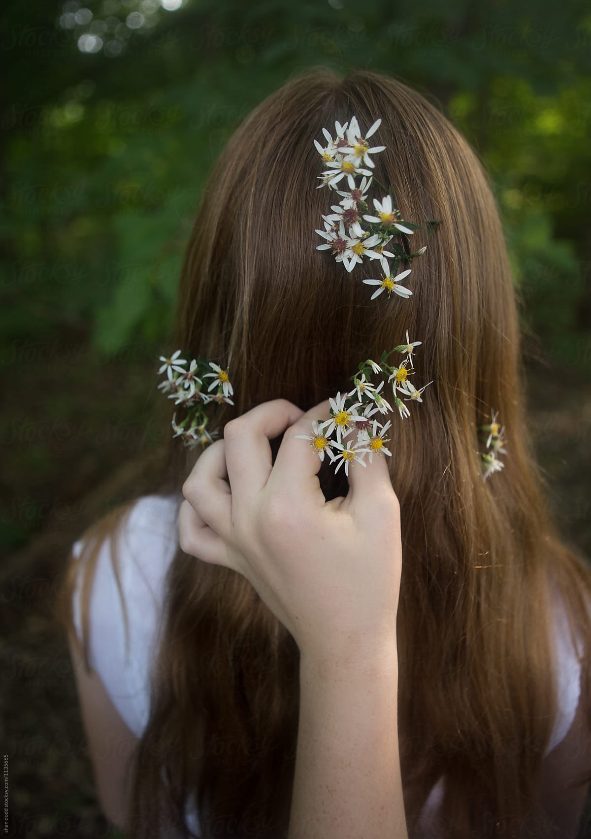 Flowers In Hair
