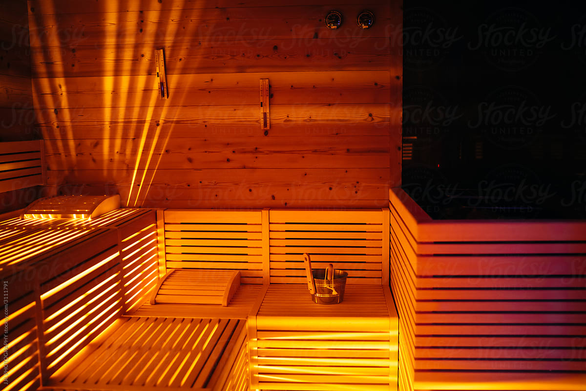 Wooden Sauna With
