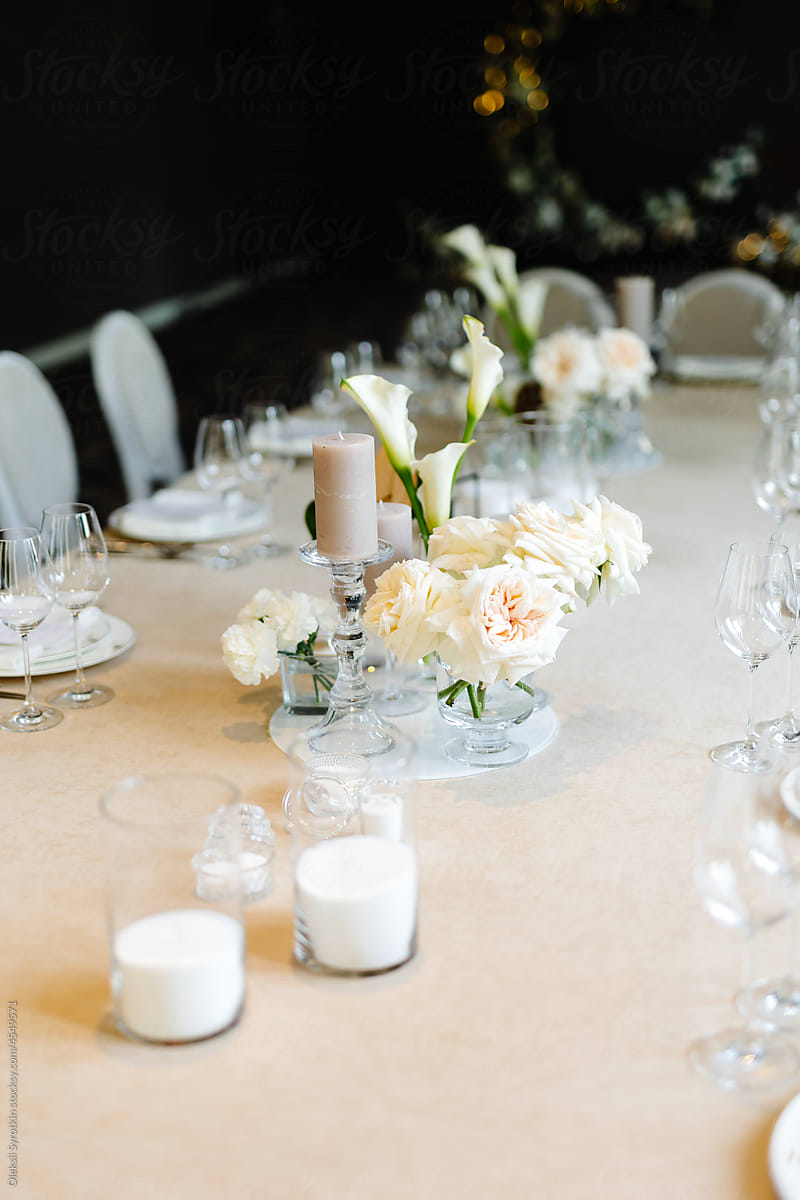 Details of table decoration