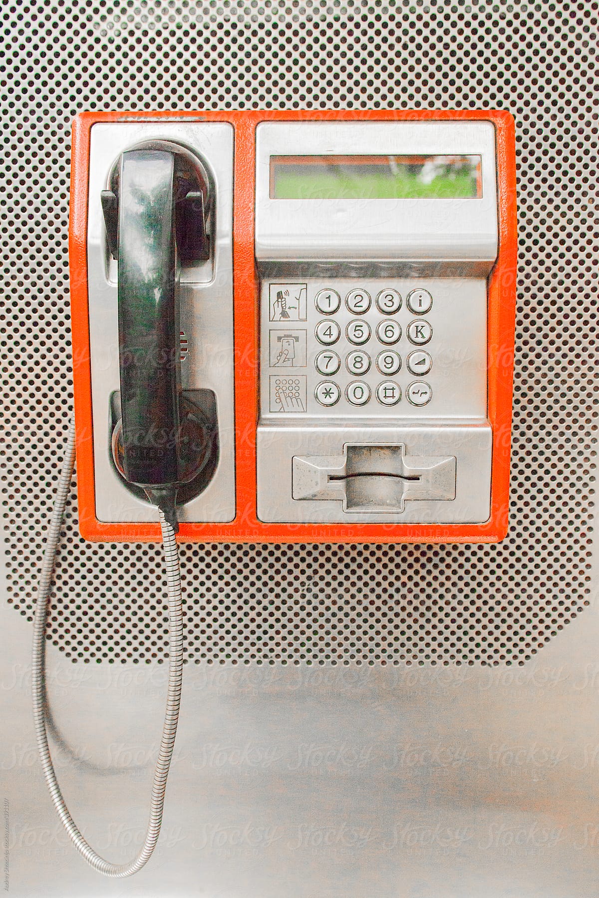 Old street telephone