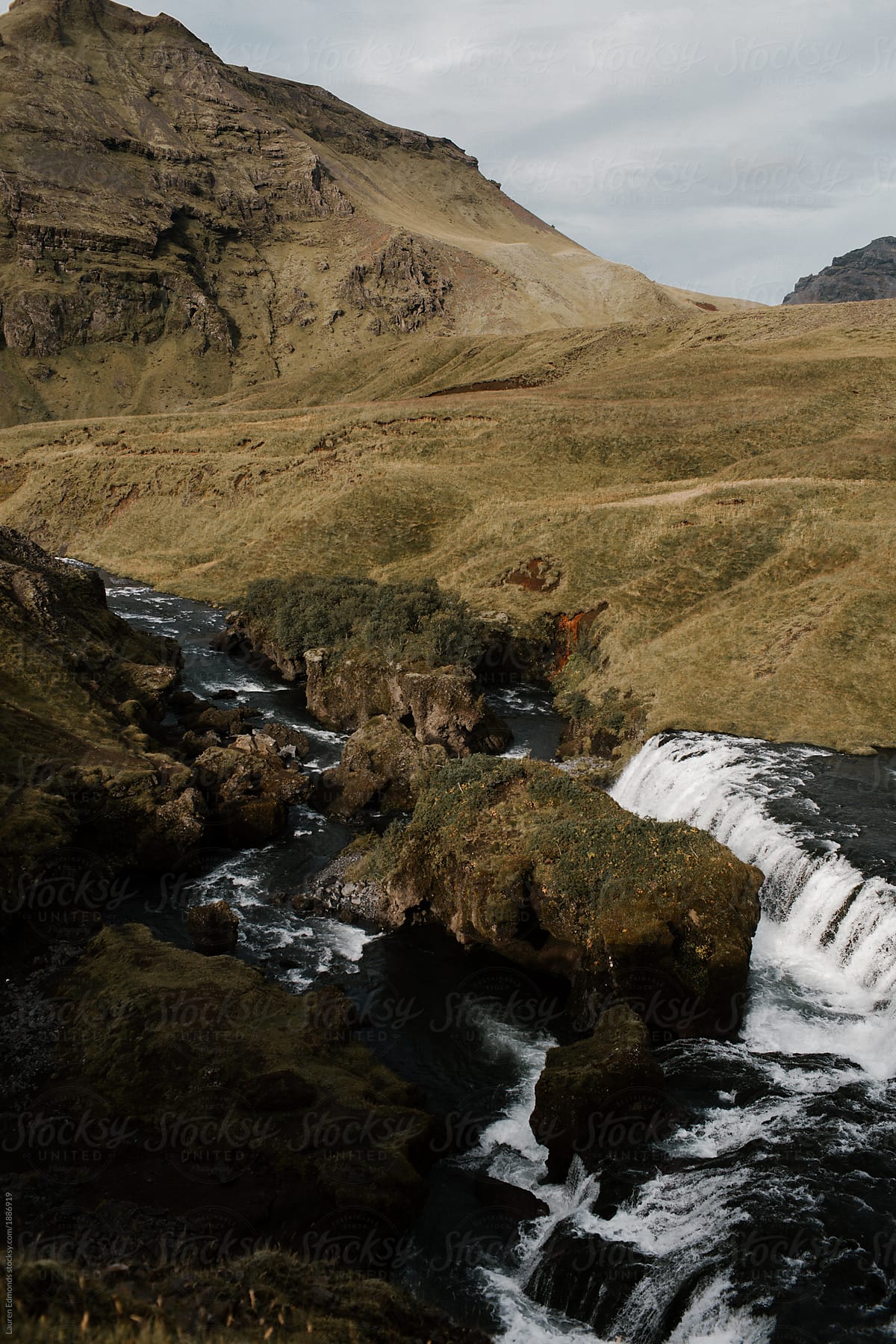 Dramatic Iceland landscape