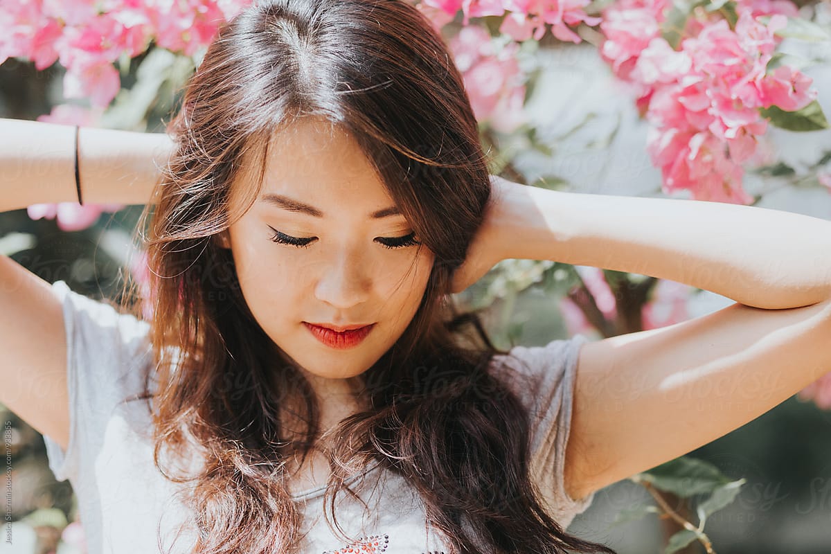 Portrait Of Asian Young Woman By Jessica Lia Stocksy United 