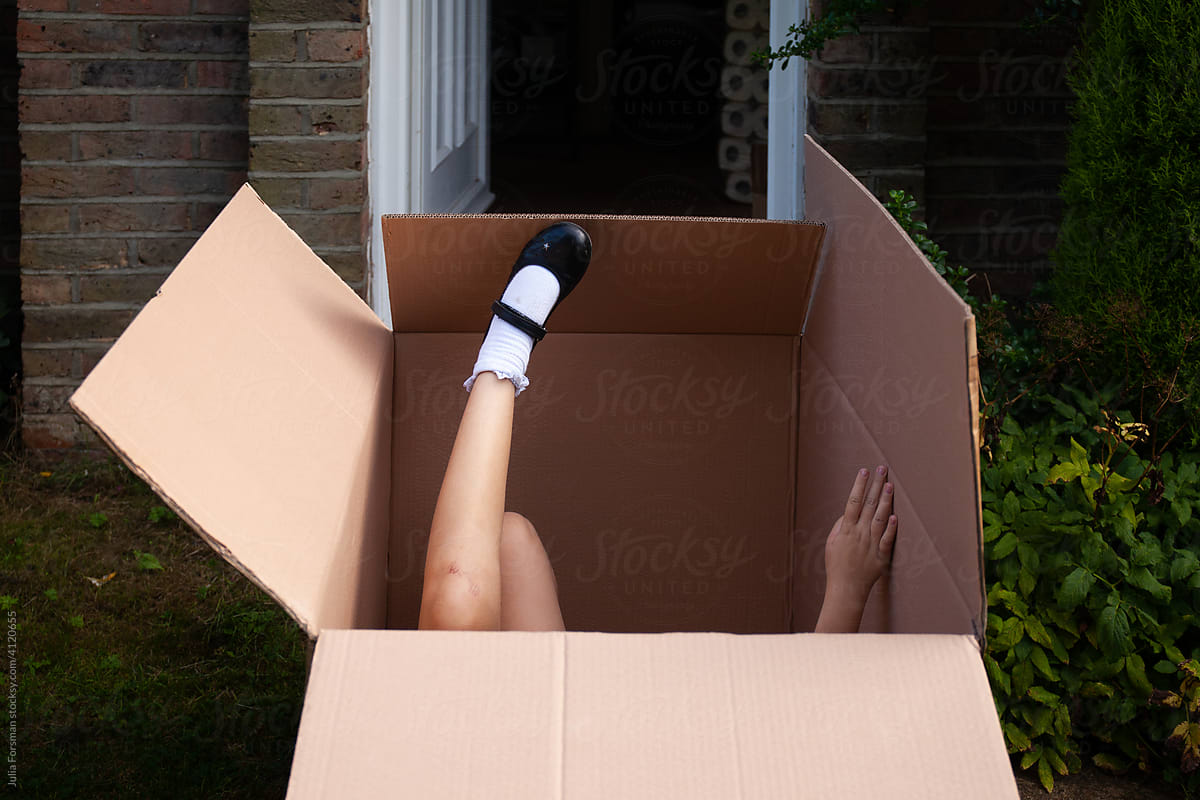 Girl in a box