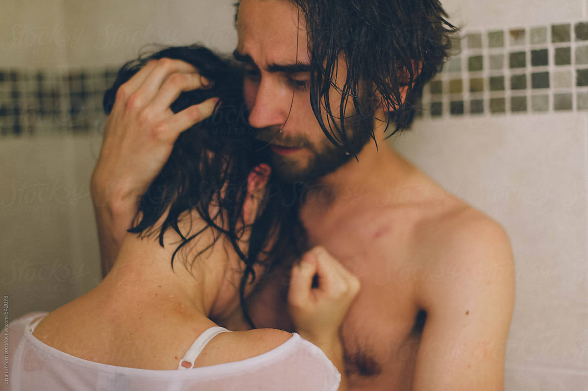 Wet Couple in Shower