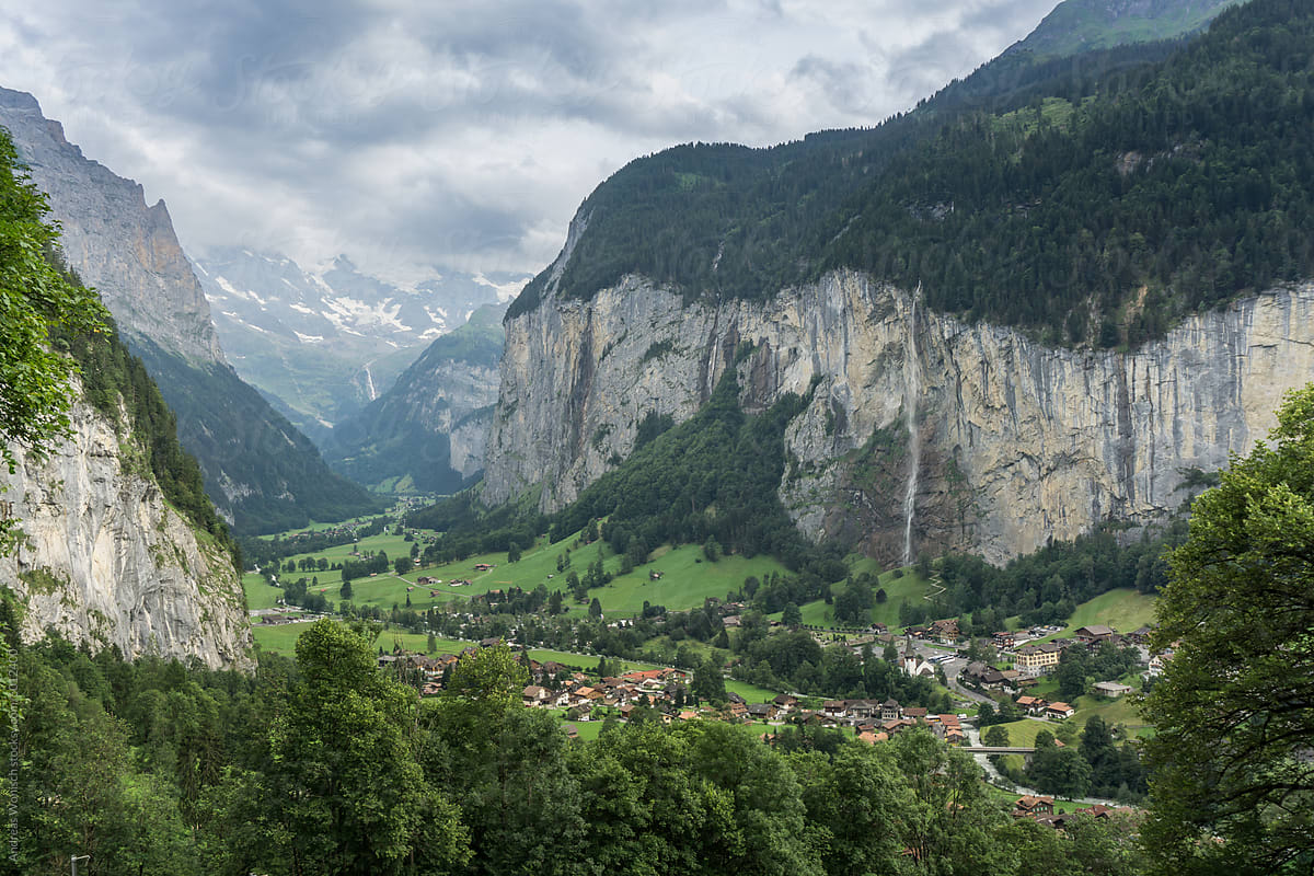 View of Lauterbrunnen Valley