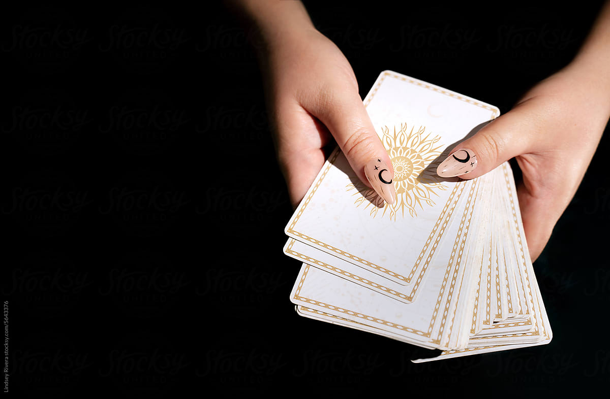 Shuffling Tarot Cards