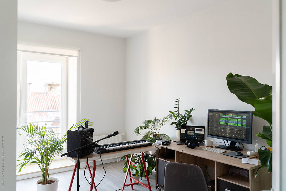 Musician Studio At Home