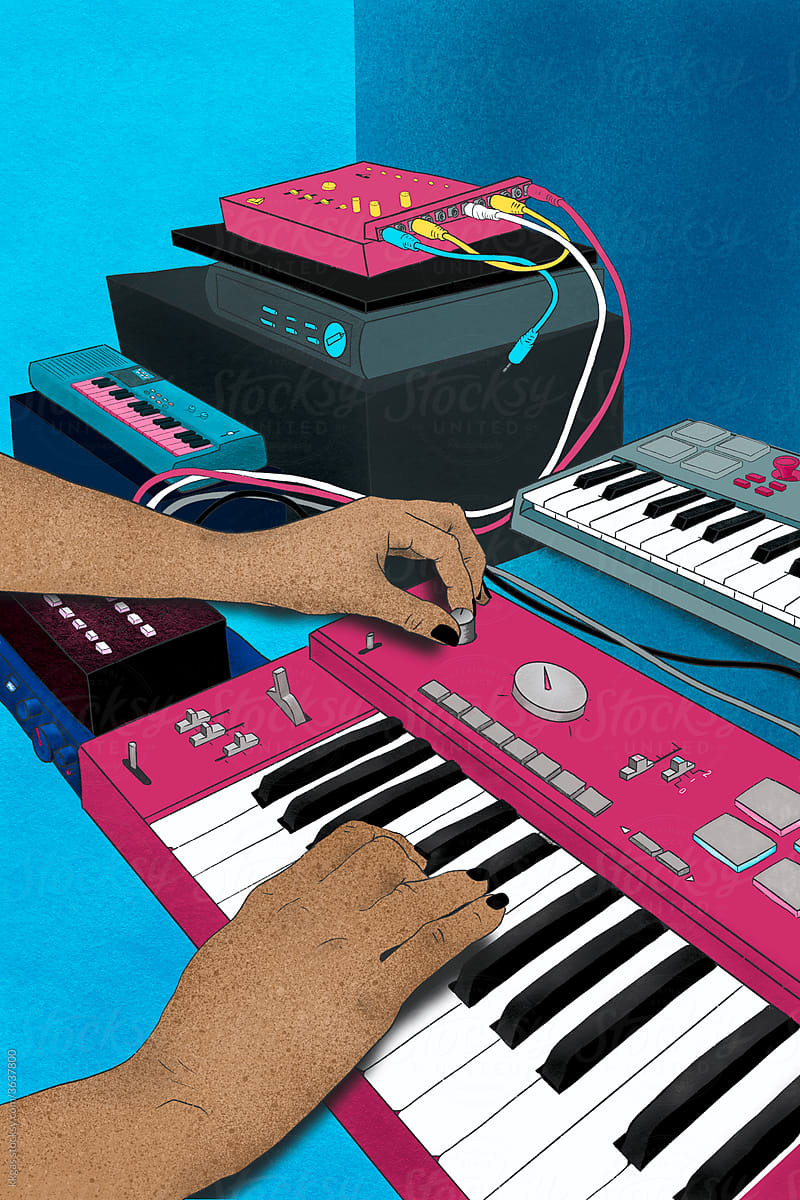 Synthesizer, sequencer  and musical equipment