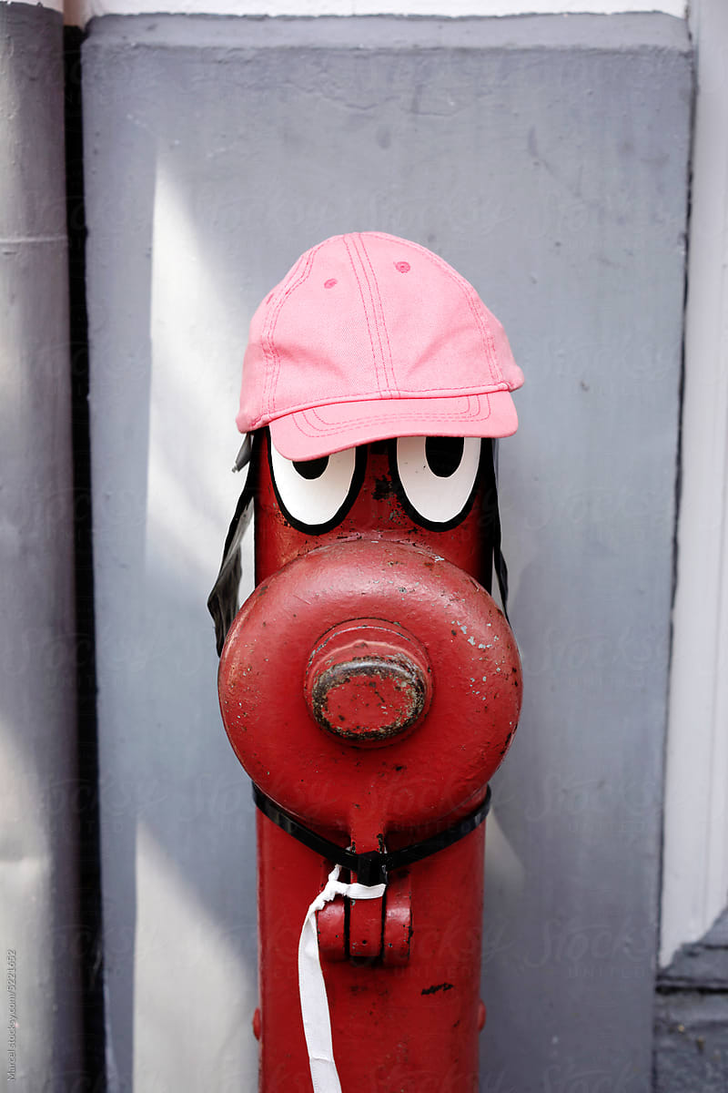 Funny face fire hydrant