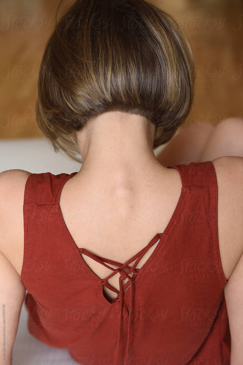 Nape Of A Woman With Short Haircut By Lyuba Burakova Back Hair