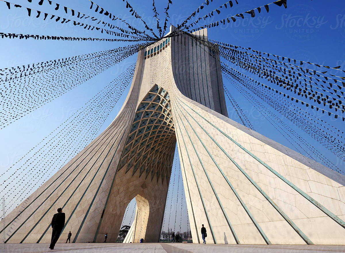 The Azadi tower in Tehran