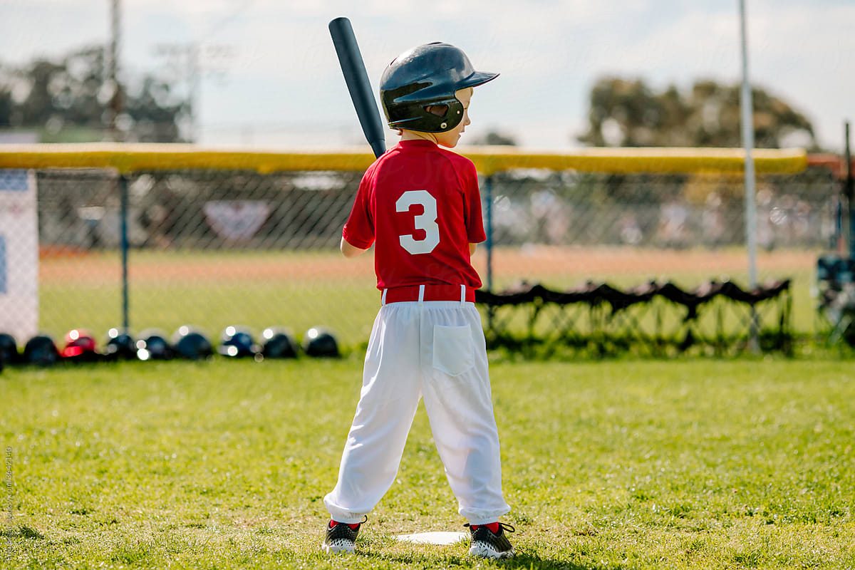 Young Lefty Batter In Little League Game by Stocksy Contributor Erin  Brant - Stocksy