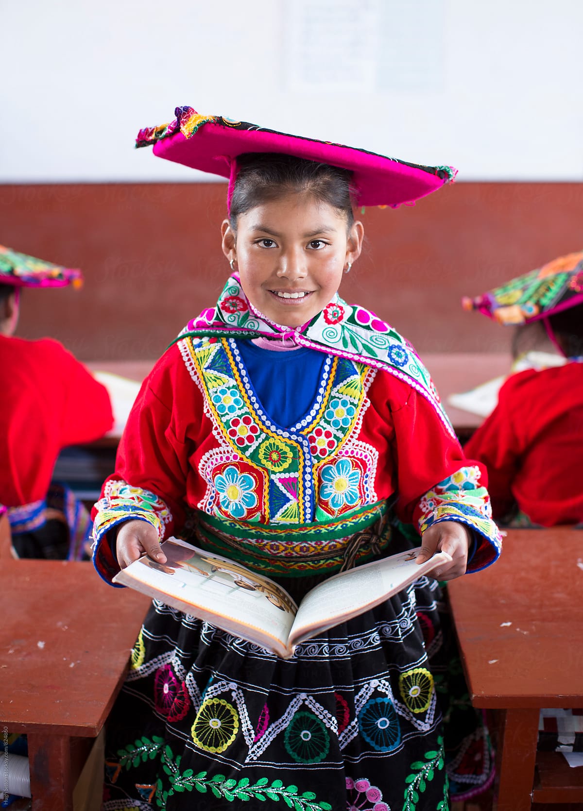 Traditional Peruvian School. Cusco. Peru.