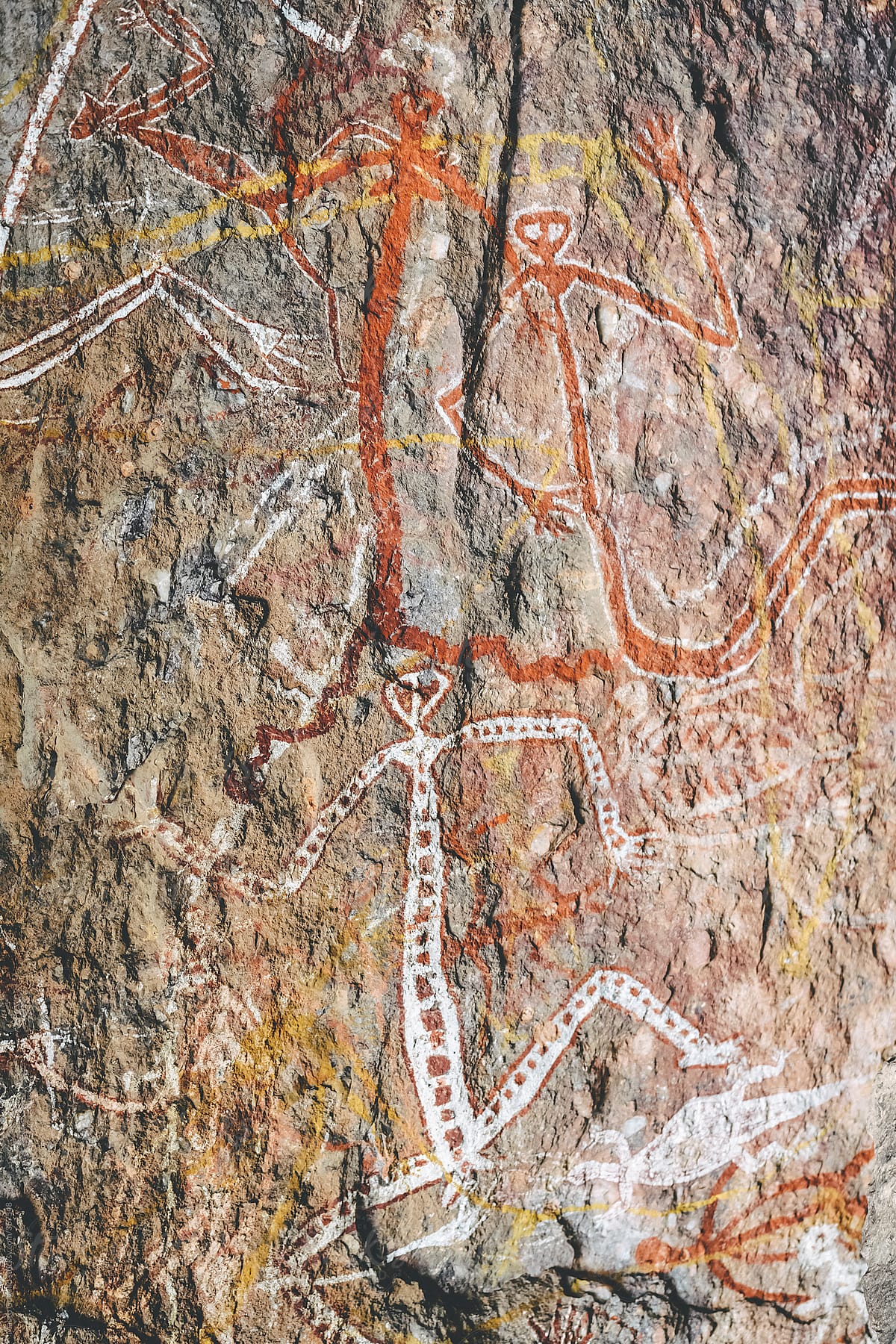 Aboriginal Rock Paintings. Australia.
