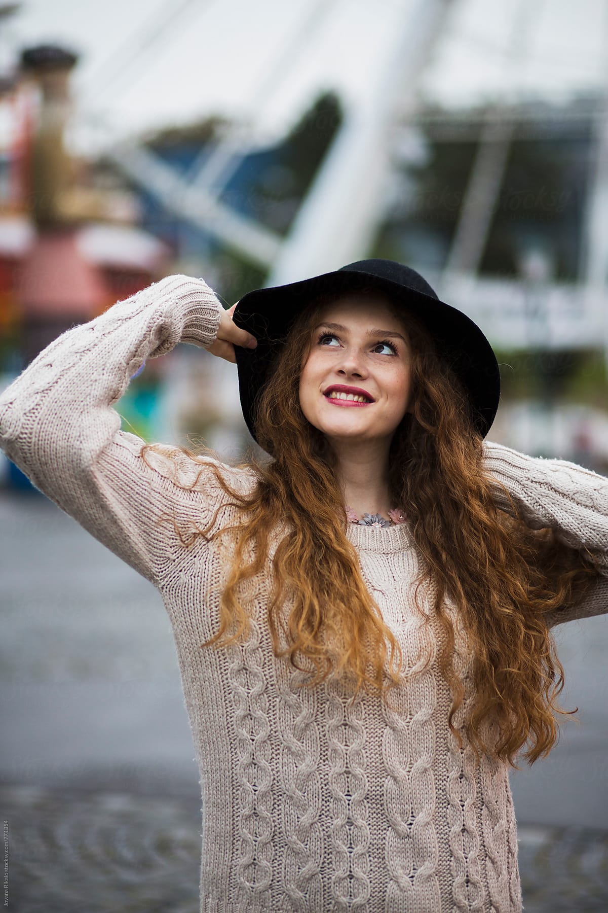 Portrait Of A Beautiful Young Woman Smiling By Stocksy Contributor 