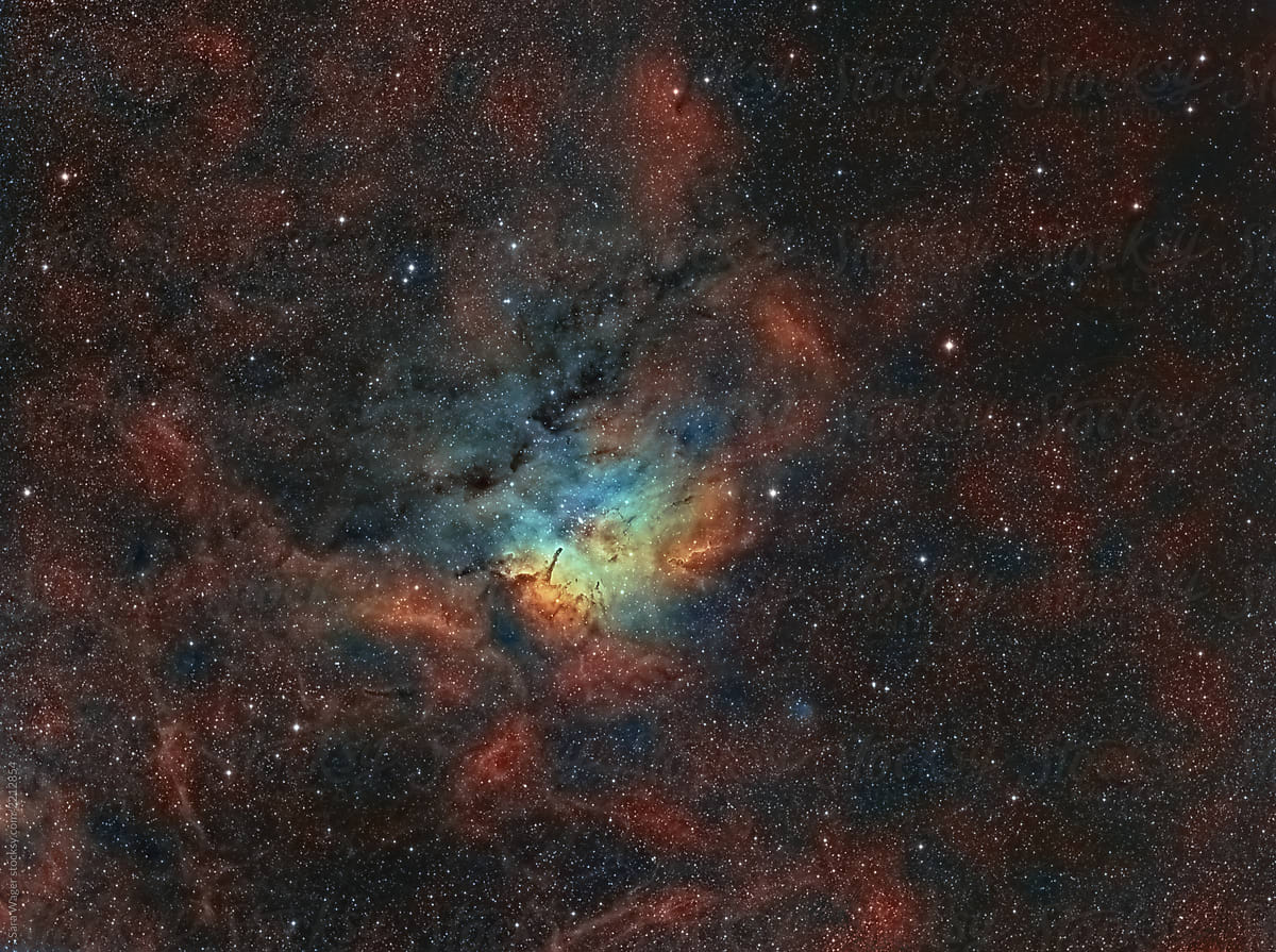 NGC6820 in the contsellation of  Vulpecula
