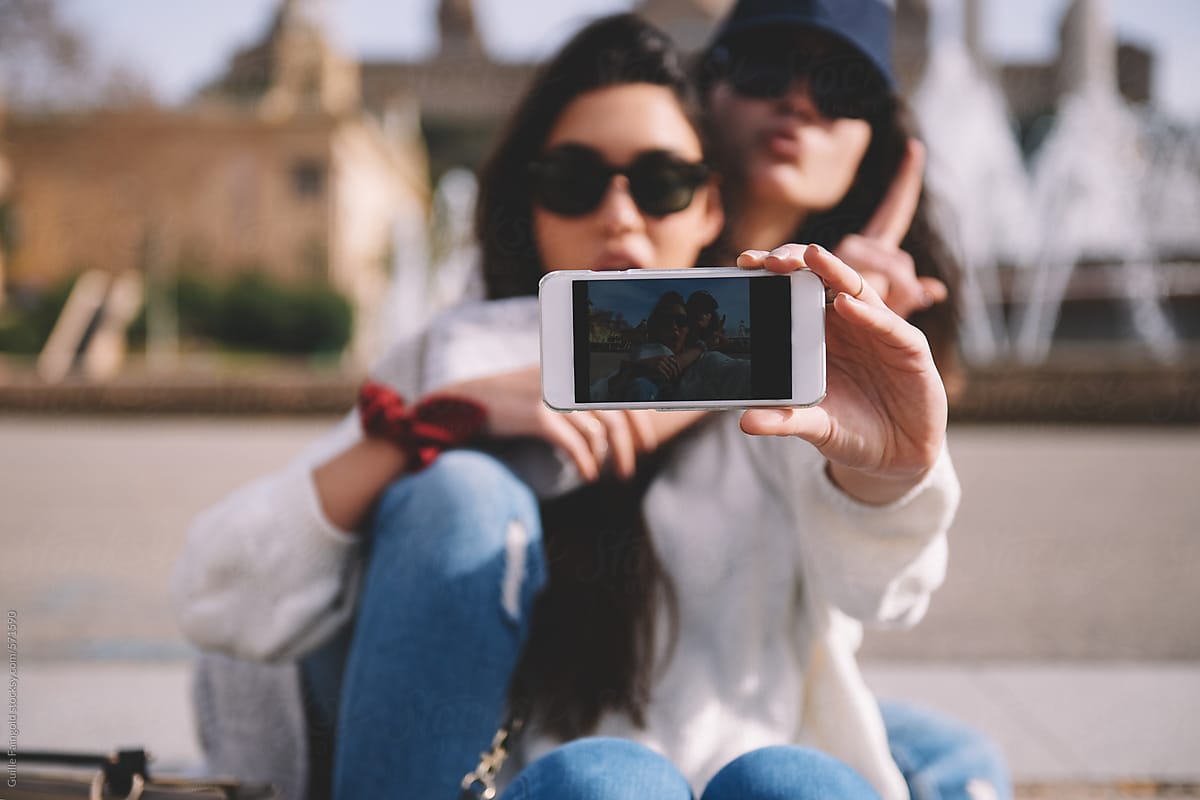 Women Taking Selfie By Stocksy Contributor Guille Faingold Stocksy 