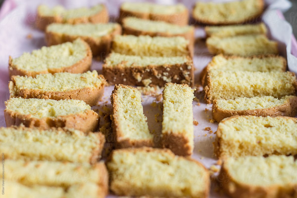 home made cake rusks, a South African speciality.