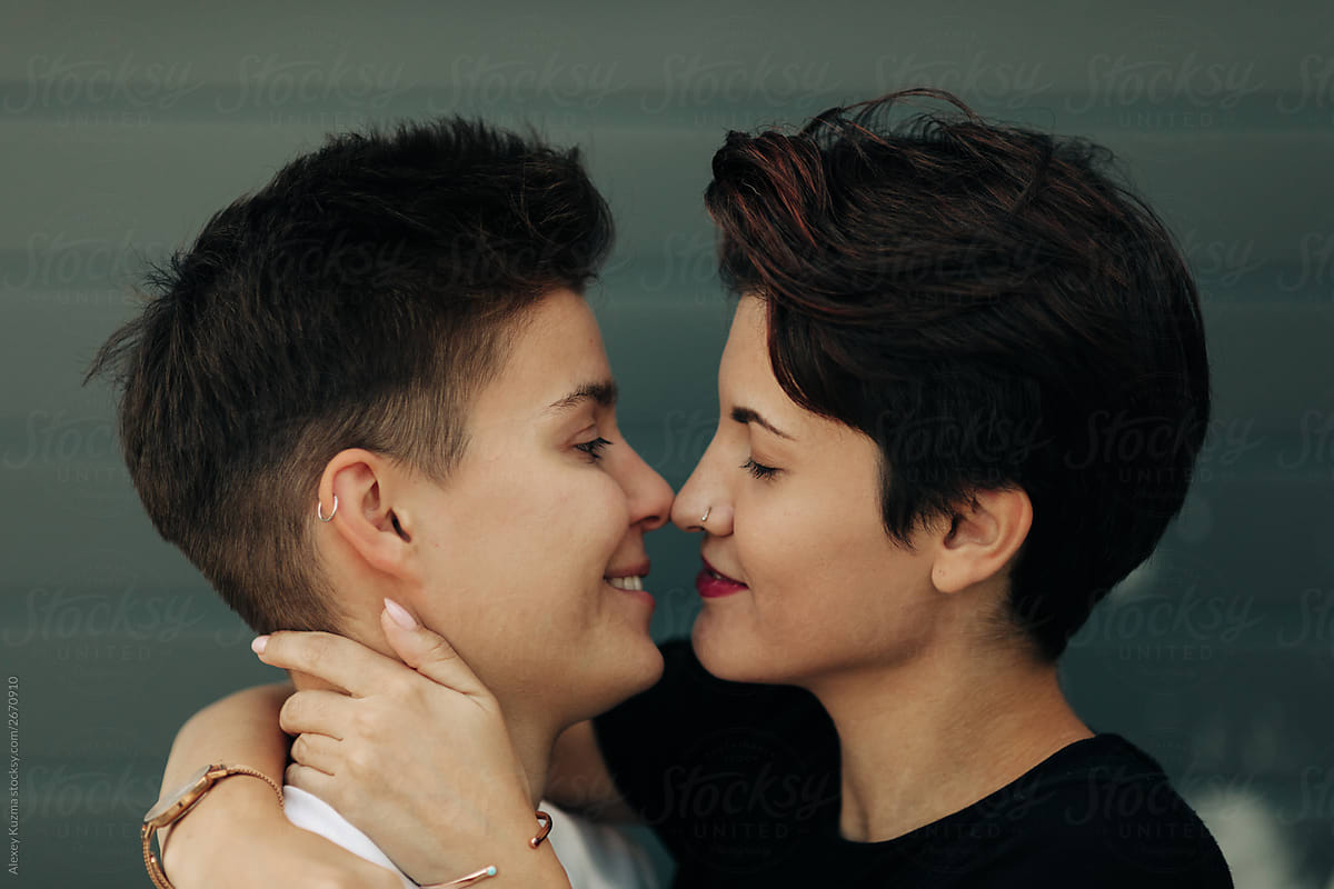 Lesbian Kiss By Alexey Kuzma - Stocksy United-2479